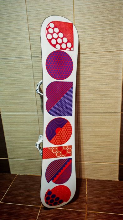 Placa snowboard Salomon 140 cm -boots burton