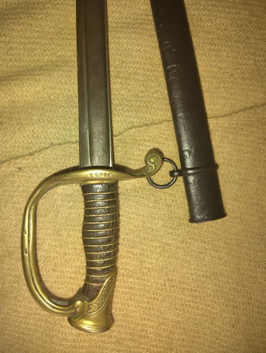 Sabie de ofițer model 1845 raritate Franța