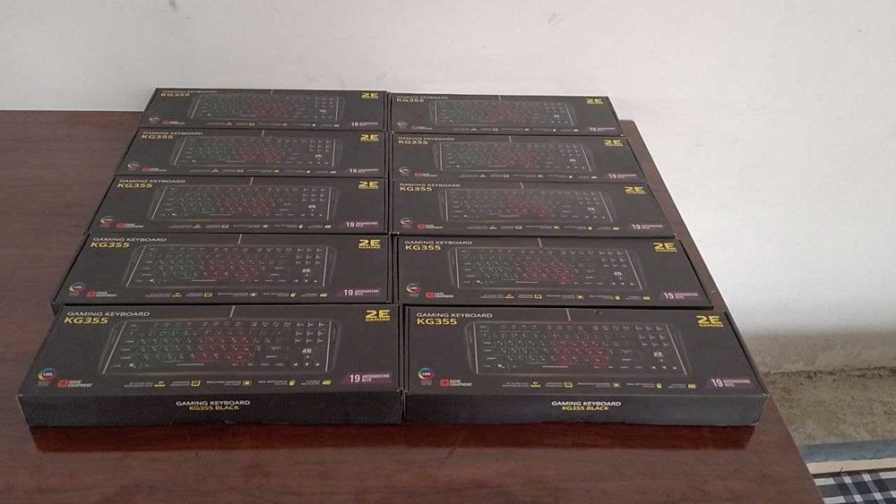 2E Gaming Keyboard KG355 LED Black 10 штук