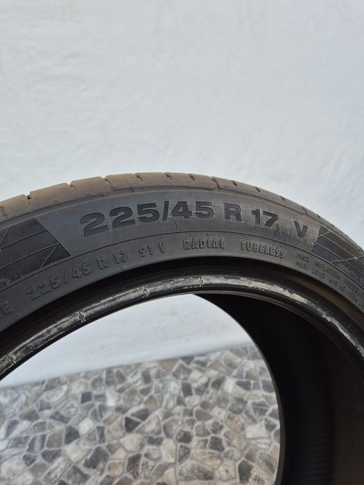 1бр 225 45 17 Continental лятна 20г