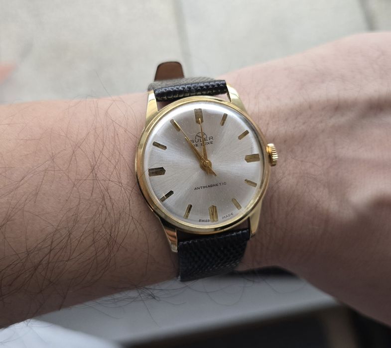 Buler DeLuxe- ceas mecanic elvetian barbati