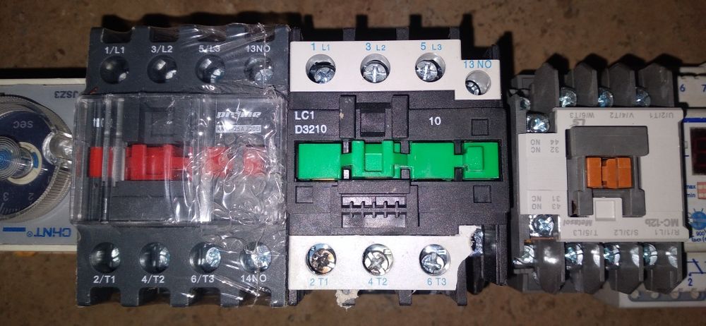 Реле пускатель концевой выключател фаза зашита