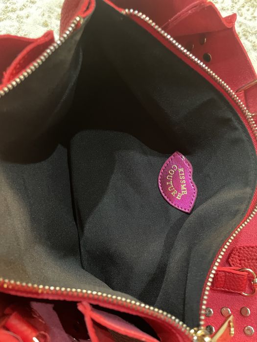 Geanta rosie de dama