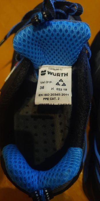 Обувки работни Wurth Summer 36 номер.Нови