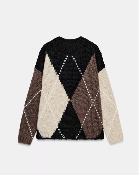 Румбоиден пуловер на Zara