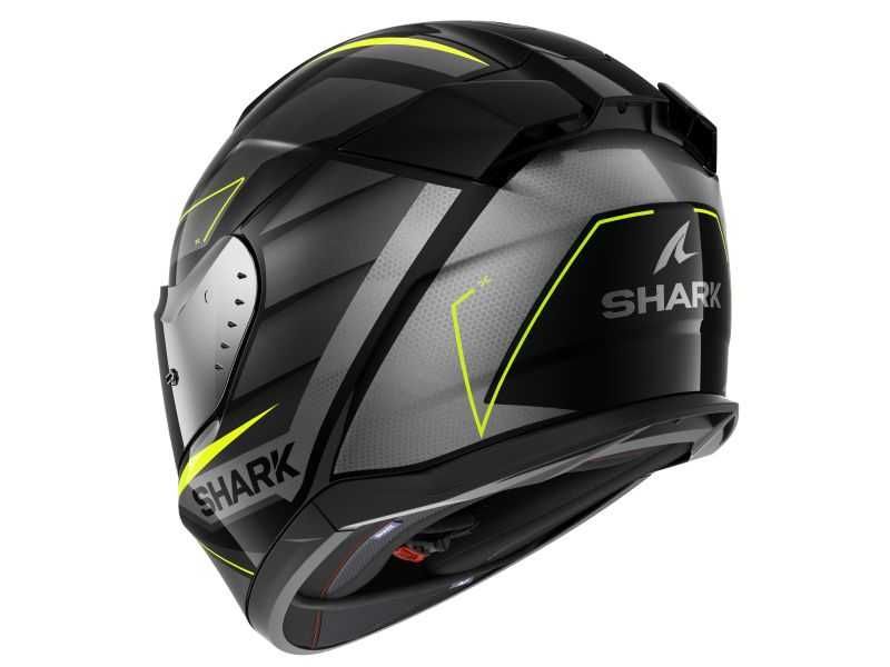 TОП ЦЕНА Каска за мотор SHARK D-SKWAL SLIZER  FLUO ,вградени очила,