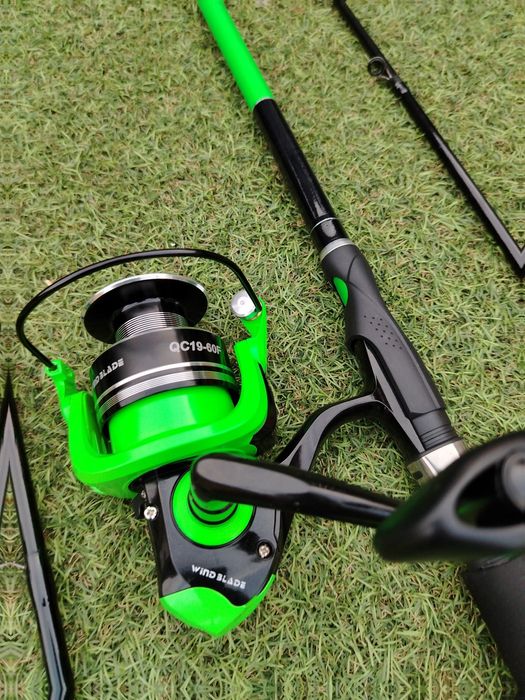 SET 2 Lansete carbon FEEDER Fl Aqua FORCE 3m + 2 Mulinete Qc 6000 7 ru
