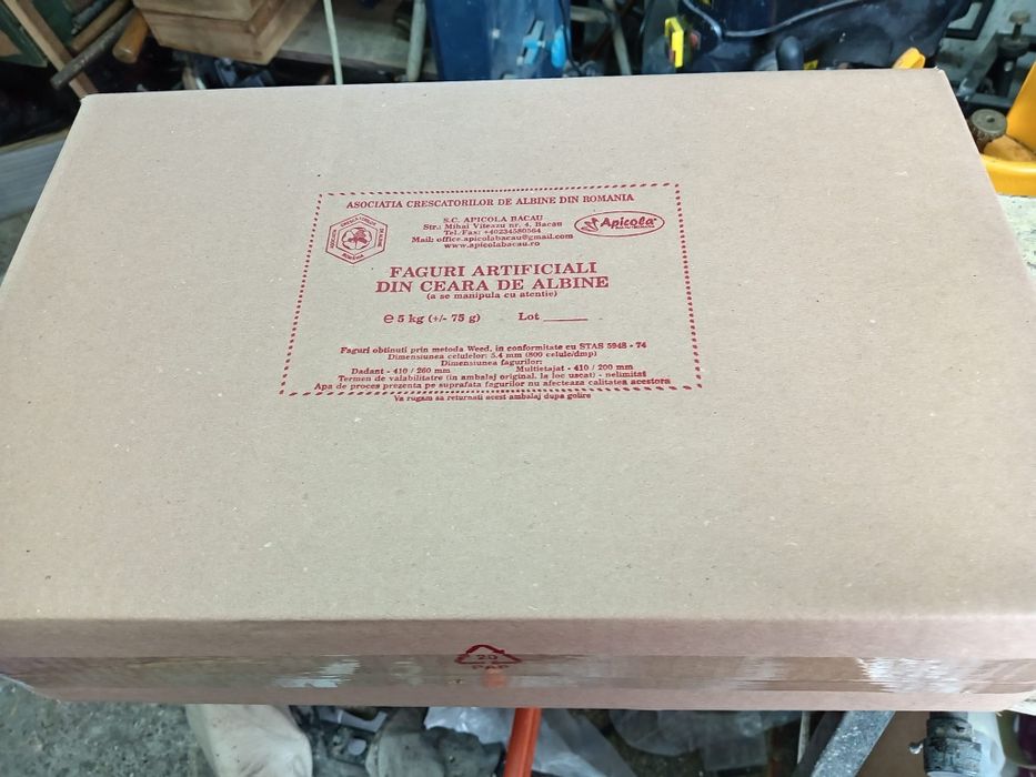 Faguri ceară albine 5kg