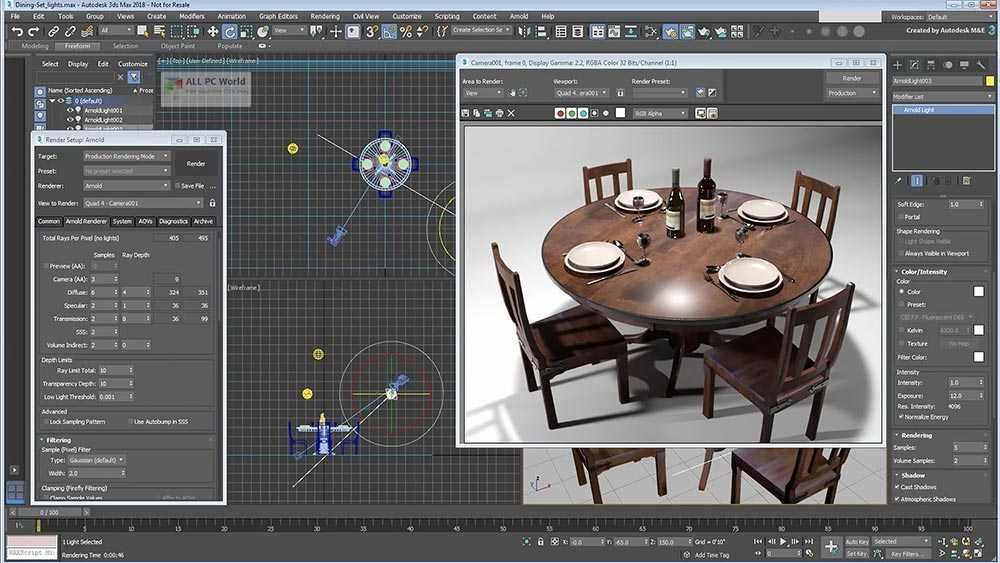 КОМПАС-3D/Autodesk 3ds Max uchun Pc I7 KES