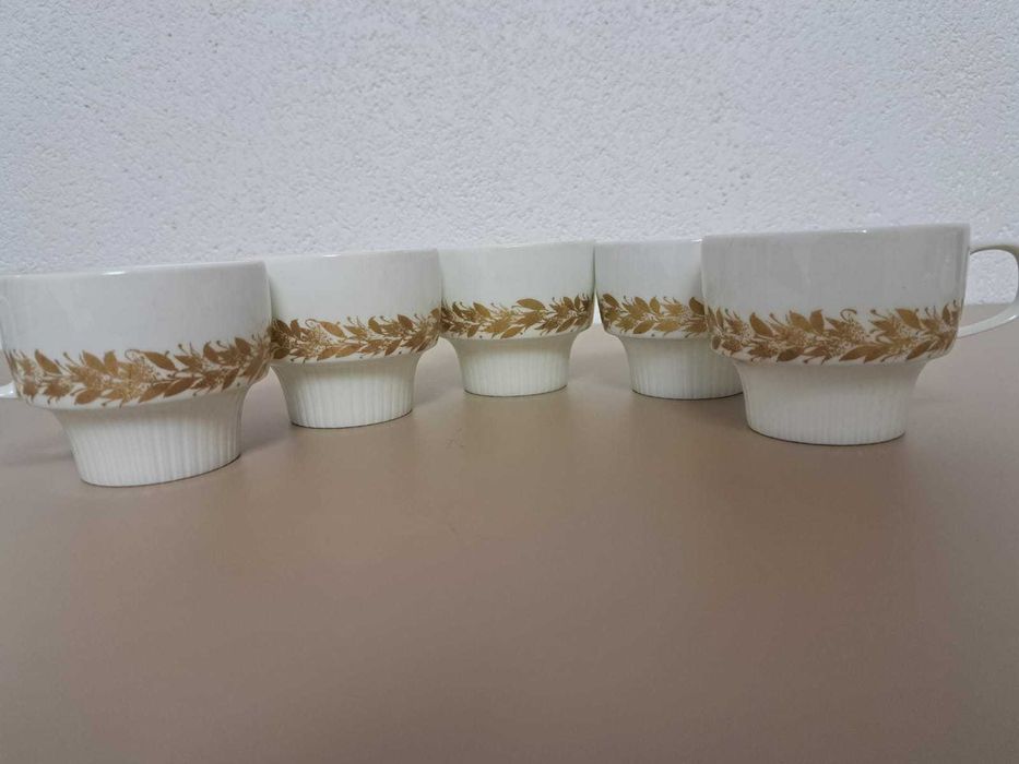 5 cesti Rosenthal din colectia Golden Leaves