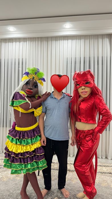 Роствые куклы аниматоры Шуточный стрип*