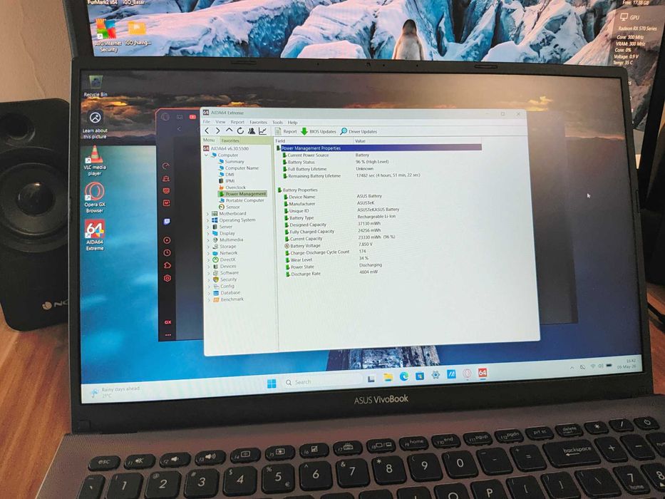Laptop Asus VivoBook x512f/SSD/i5/Nvidia