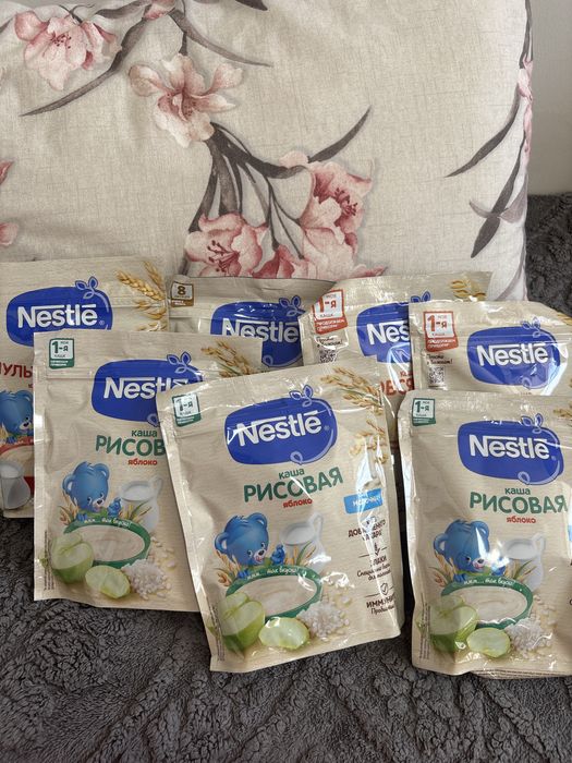 Детские молочные каши от Nestle