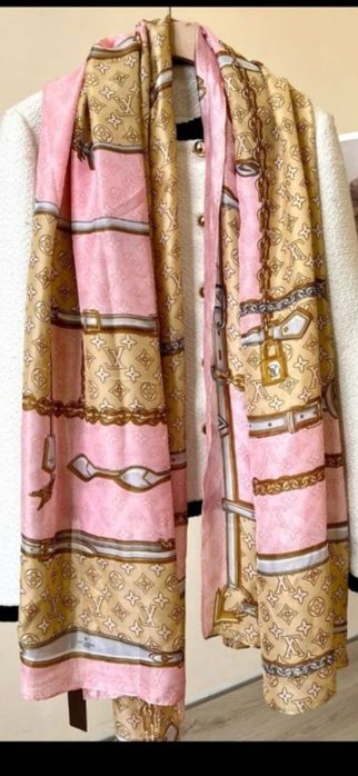 Eșarfă Gucci, Louis Vuitton, Chanel, model 2026, 180×90cm,