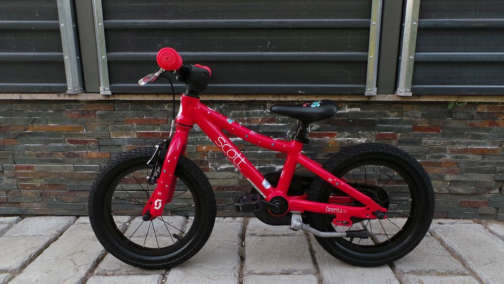 Bicicleta pentru copii Mtb Scott 14" /aluminiu/ca noua