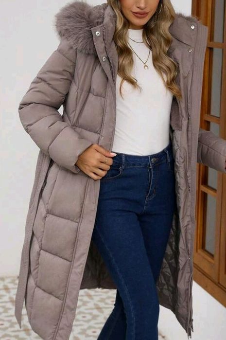 Geacă lungă groasă