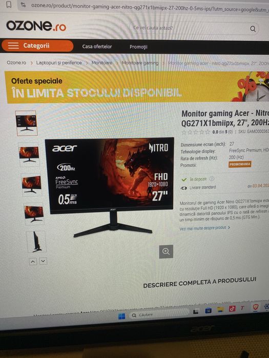 PC Gaming Complet | birou+scaun