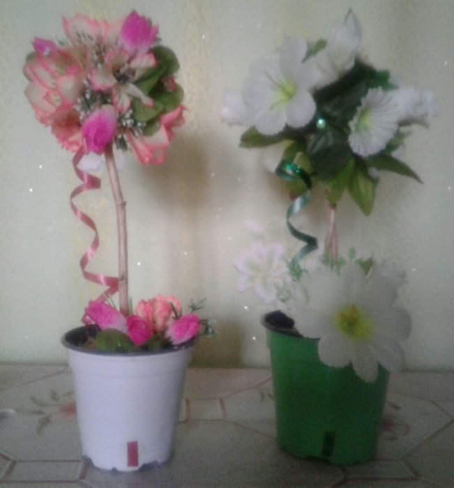 Дерево счастья- топиарий/ручная работа/творчество