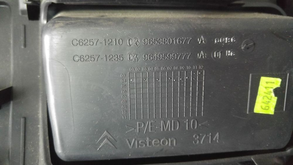 panou aparatoare plastic volan bord citroen c4 9653801677a