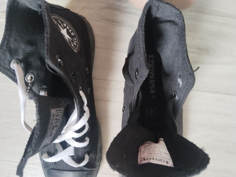 Конвера черные  в идеальном состоянии