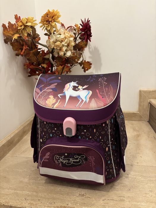 Вълшебна ученическа раница „Magic Forest“ с еднорог