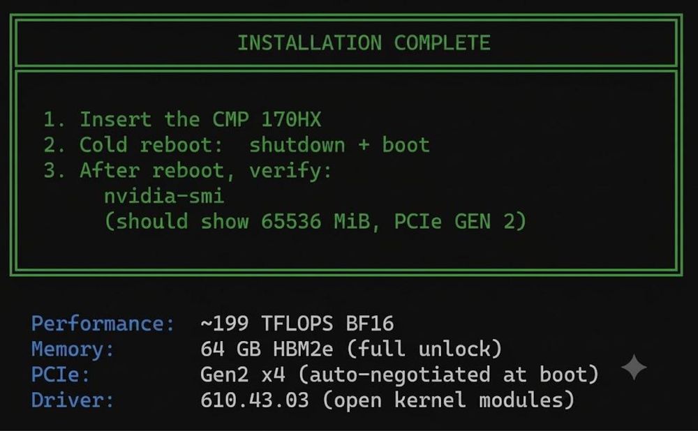 Продаём SMP 170H с 64 ГБ VRAM