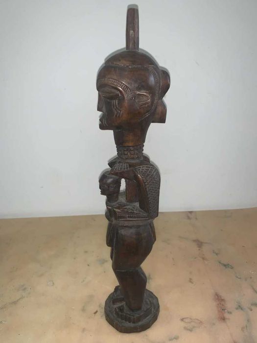 Statuie africana din lemn abanos