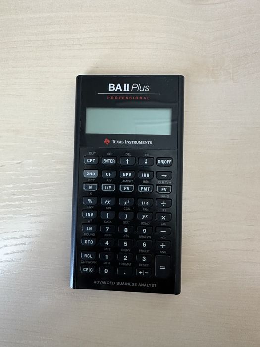 калькулятор Texas Instruments BA II PLUS PROFESSIONAL