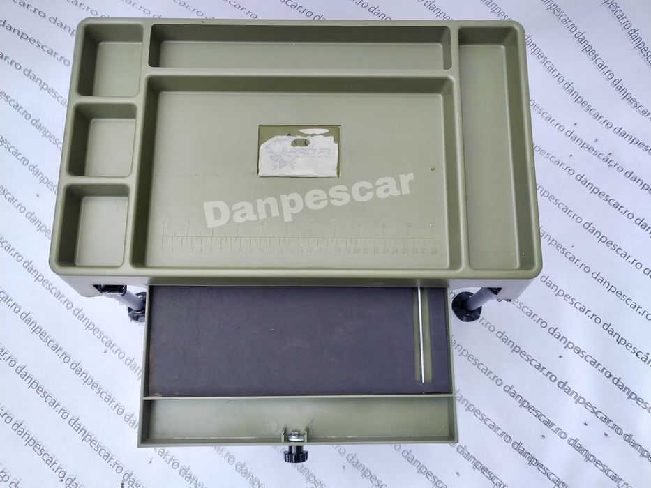 Masuta PROFL pentru monturi crap cu setar pentru riguri 50X30CM