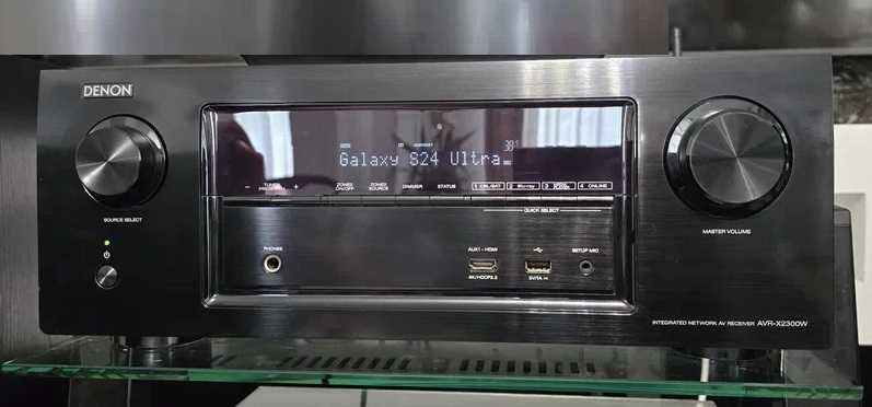 Receiver 7.2 Denon AVR-X2300w Dolby Atmos Wifi Bluetooth 4k usb arc