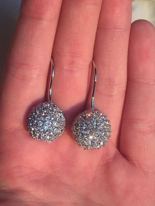 Шикарные серьги шары