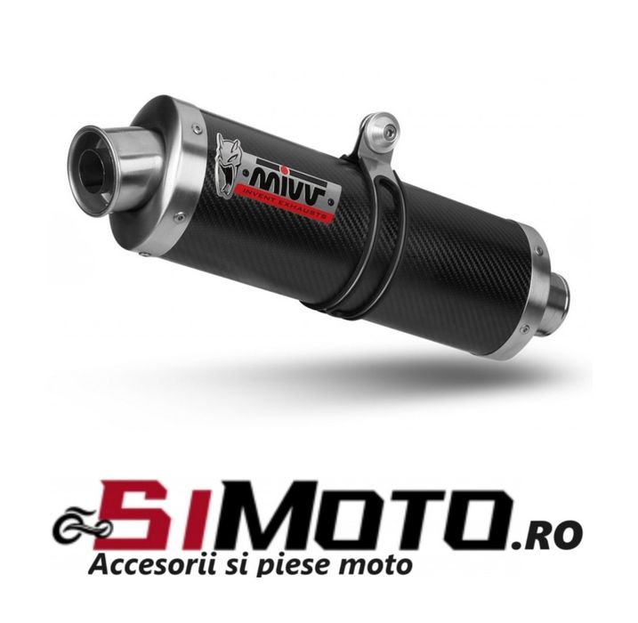 Evacuare sport Mivv GP oval Carbon Slip-on moto sport toba