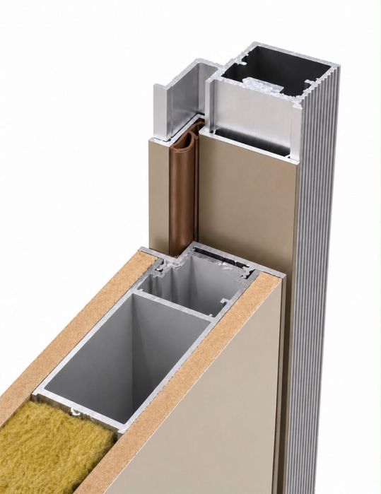 Ușă Filomuro Premium deschidere dreapta– Schelet Aluminiu Italian – Izolație Vată Minerală – Pregătită pentru Vopsire/Placare