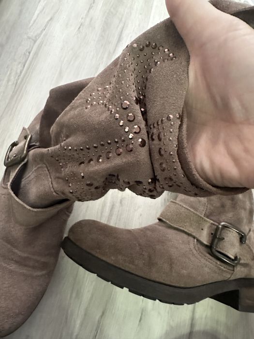 Cizme din piele naturala