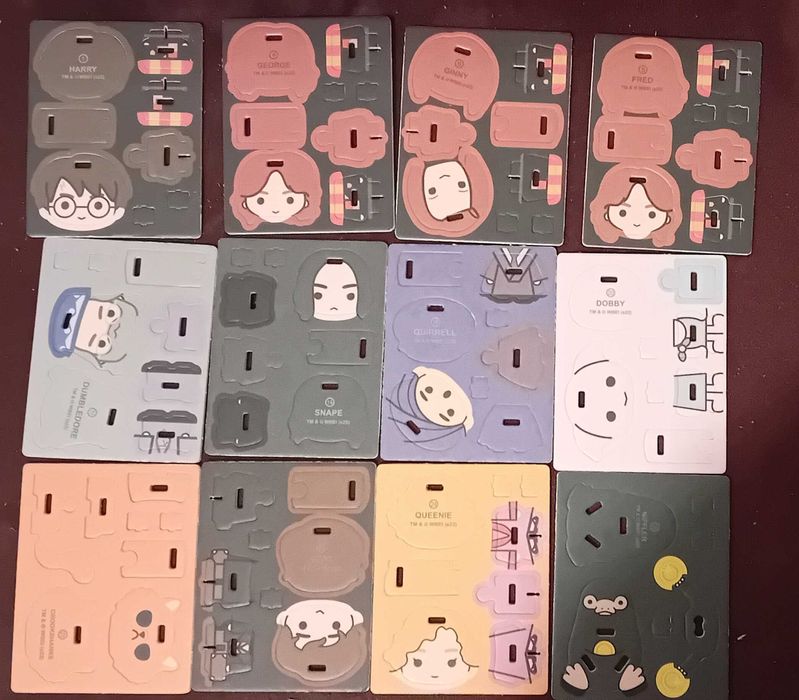 Harry Potter joc lidl nou plus 12 figurine neasamblate