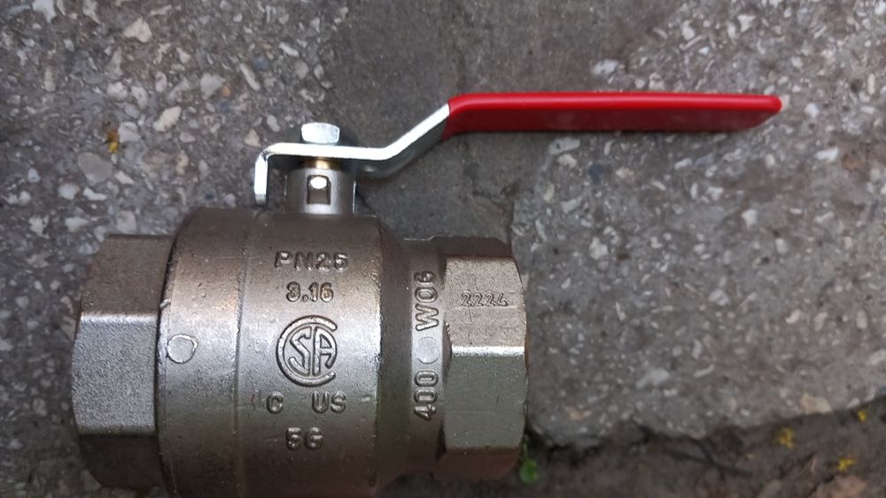 2 robineti de bronz de 2 țoli noi
