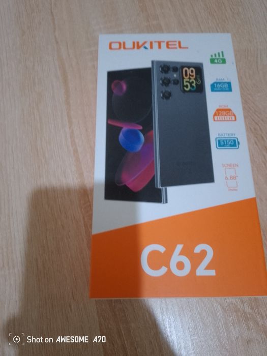 Oukitel c62 128,8GB xotira 20w li quvvatlagich qoʻshimchasiga 2 choxol
