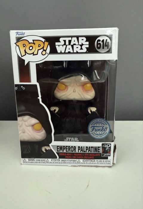 figurina funky pop star wars darth vader 597/ palpatine 614