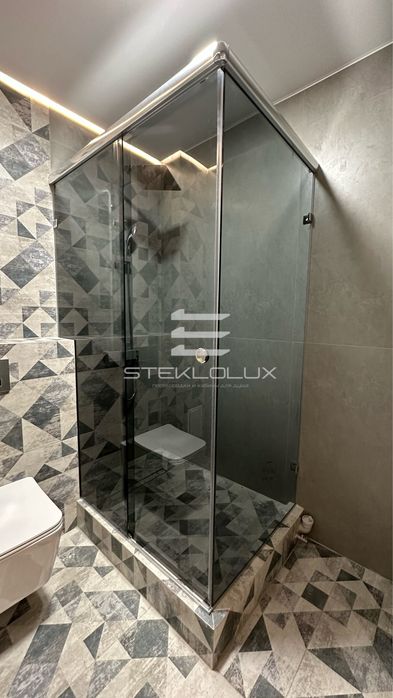 Душевая кабина и лофт перегородка