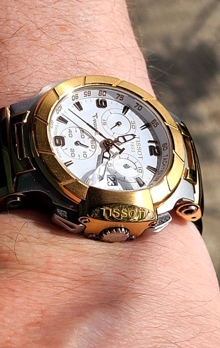 Ceas Tissot T-Race Donna original – gold/steel, cronograf