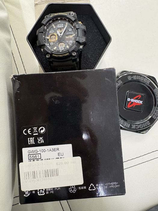 Casio G-Shock Mudmaster GWG-100-1A3ER слънчево зареждане