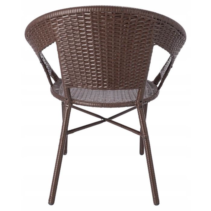 Градински Ратанов Комплект – Два Стола и Маса