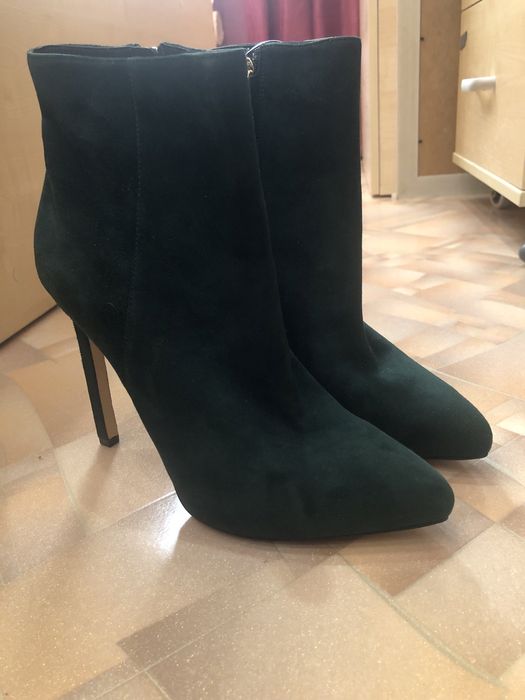 Ботинки замша натуральная