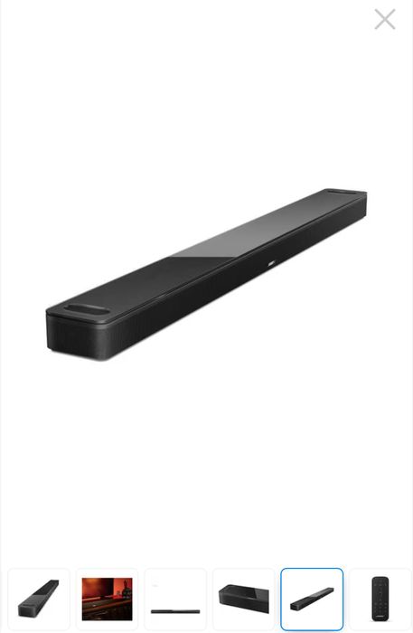 Soundbar Bose Smart Ultra, Dolby Atmos, Wi-Fi, sigilate, transport inclus