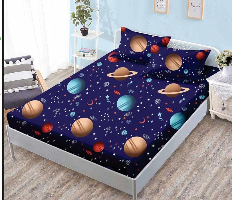 Oferta : trei huse de pat + două fețe de pernă la alegere