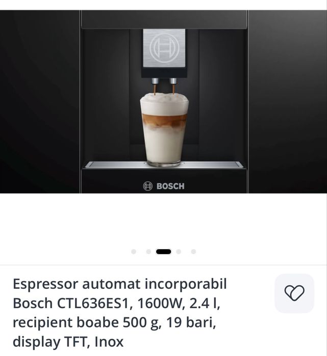 Vand espressor Bosch incorporabil CTL636ES1
