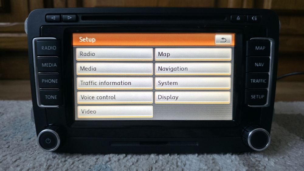 Navigatie VW RNS 510 Dynaudio + Cod Pin + Harti Full
