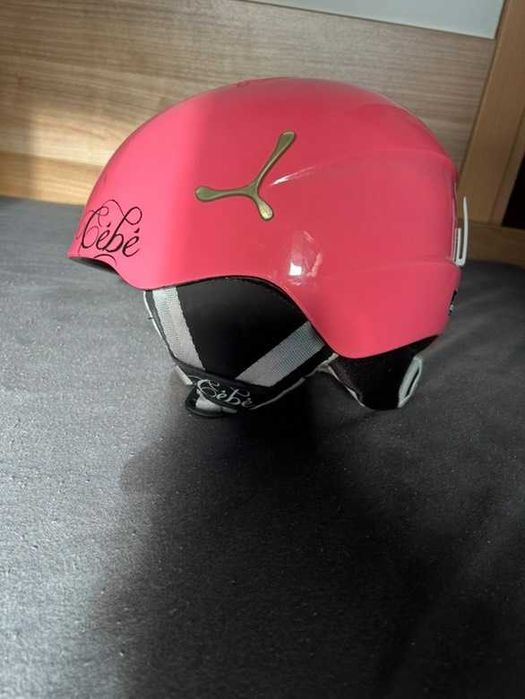 Розова каска за ски и сноуборд Cebe