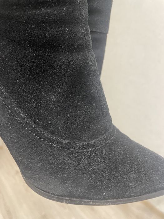 Продам ботфорты натуральный замш