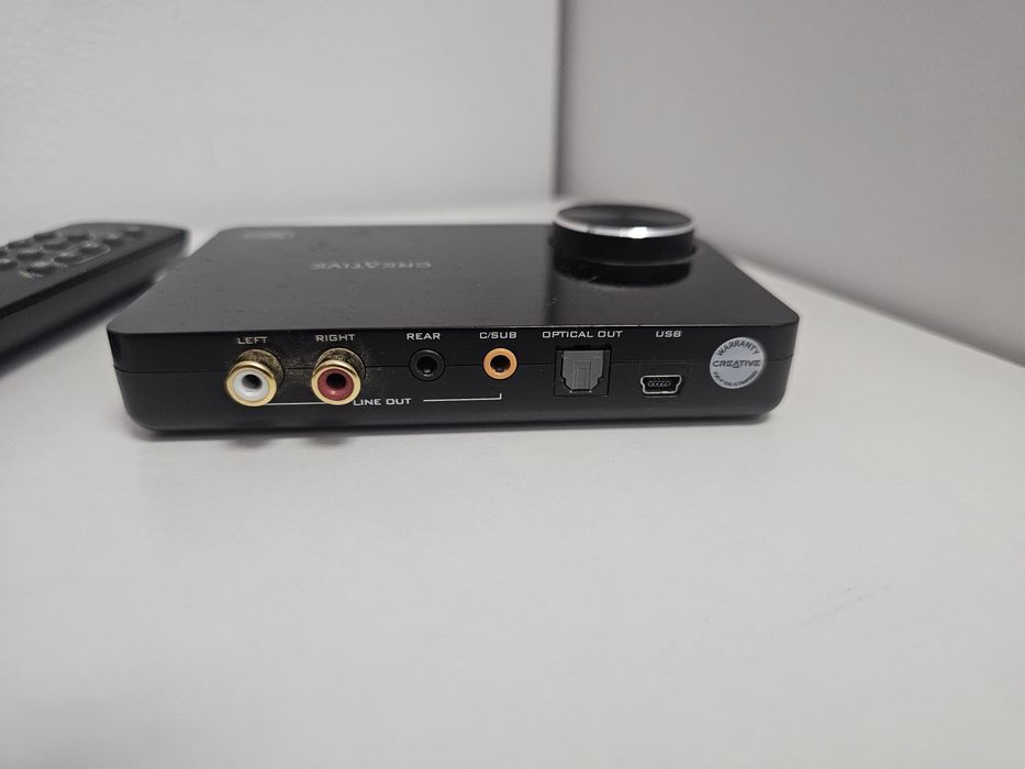 Placă audio externă USB Creative Sound Blaster X-Fi (SB1090) + Telecomandă
